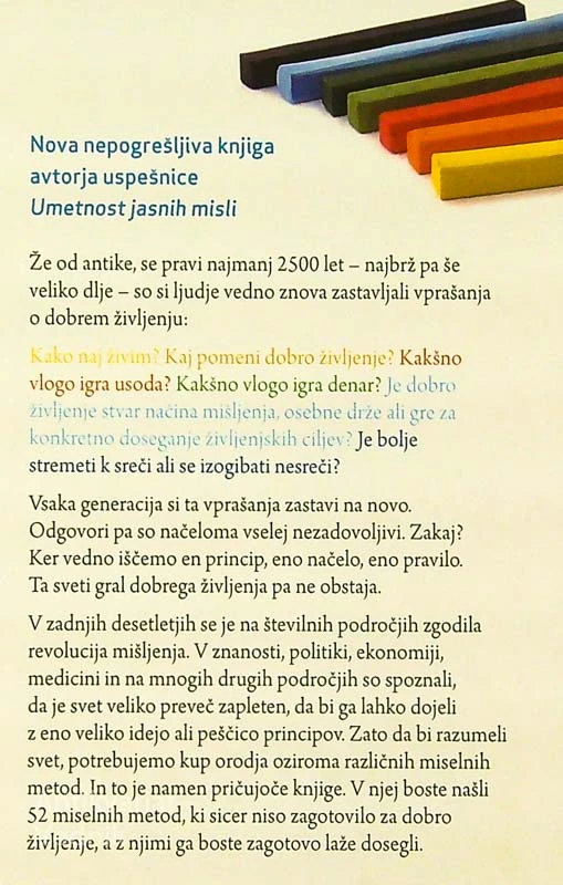 UMETNOST DOBREGA ŽIVLJENJA, Rolf Dobelli