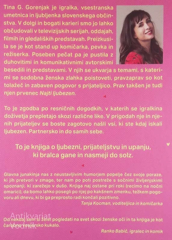 NAJTI LJUBEZEN, Tina Gabriela Gorenjak