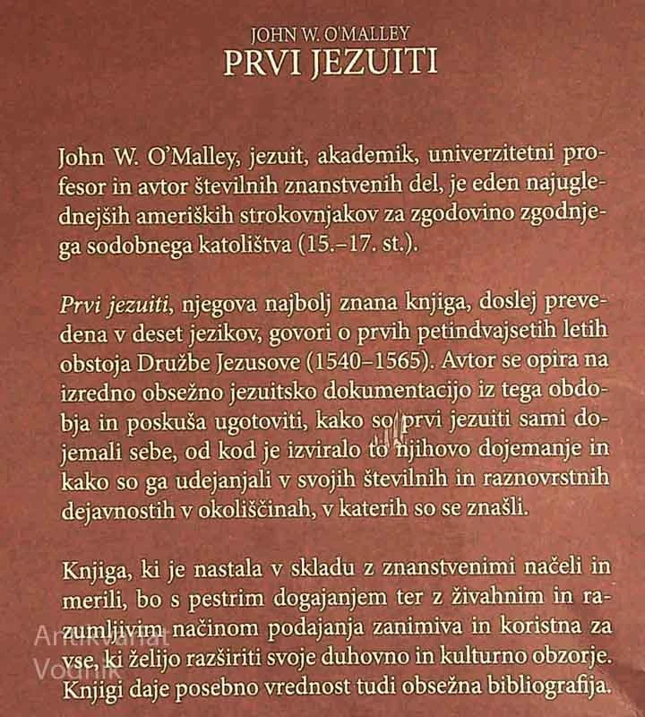 PRVI JEZUITI, John W. O’Malley