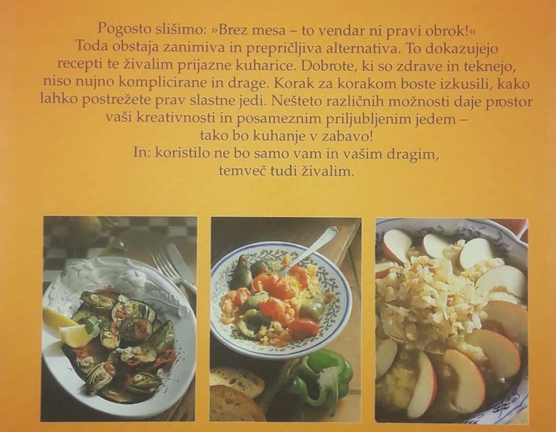 ŽIVALIM PRIJAZNA KUHARICA; K NARAVI