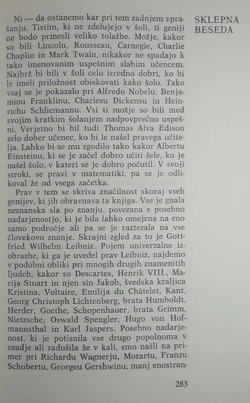 GENIJI V ŠOLI, Gerhard Prause