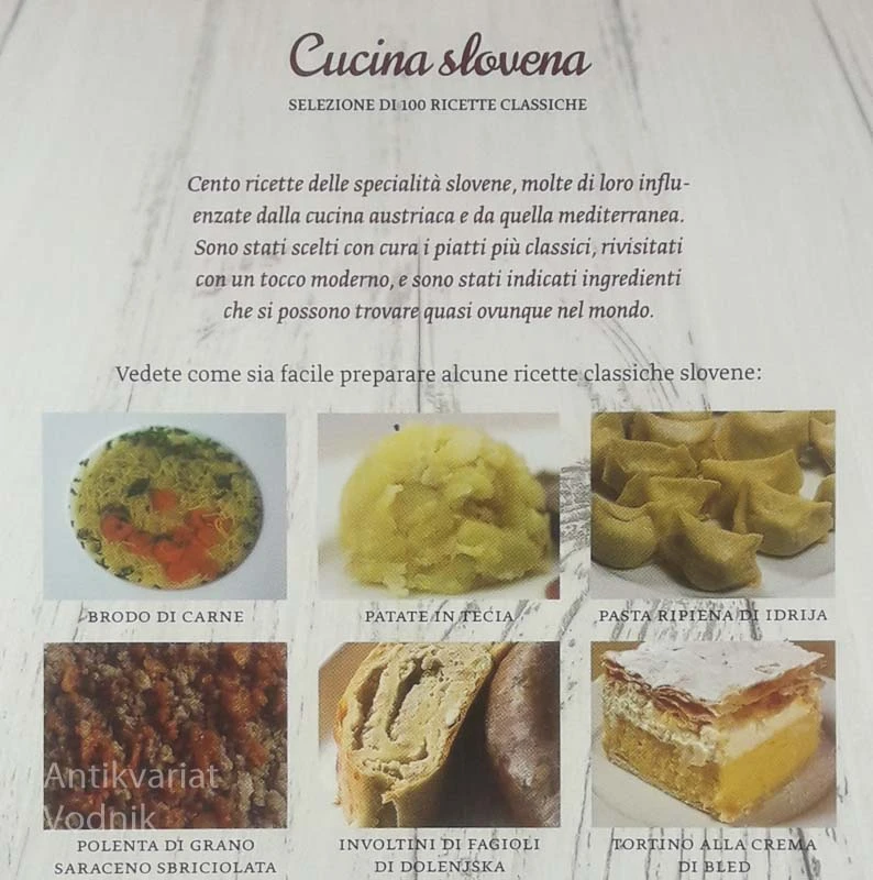 CUCINA SLOVENA; SELEZIONE DI 100 RICETTE CLASSICHE, več avtorjev