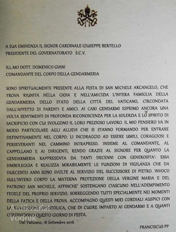 LA GENDARMERIA VATICANA, S. Barbagallo, C. Catananti