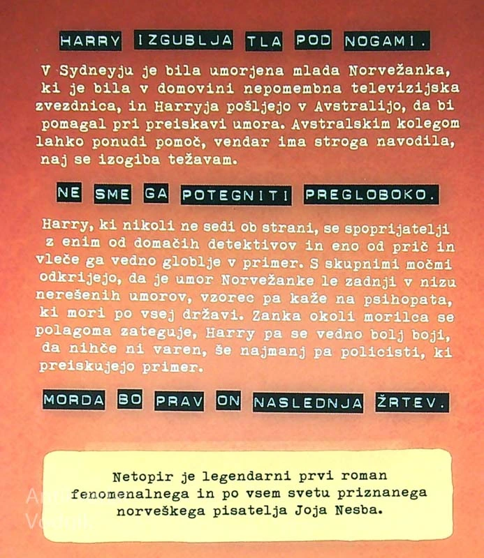NETOPIR, Jo Nesbo