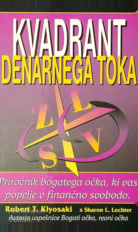 KVADRANT DENARNEGA TOKA; PRIROČNIK BOGATEGA OČKA, KI VAS POPELJE V FINANČNO SVOBODO, Robert T. Kiyosaki s Sharon L. Lechter