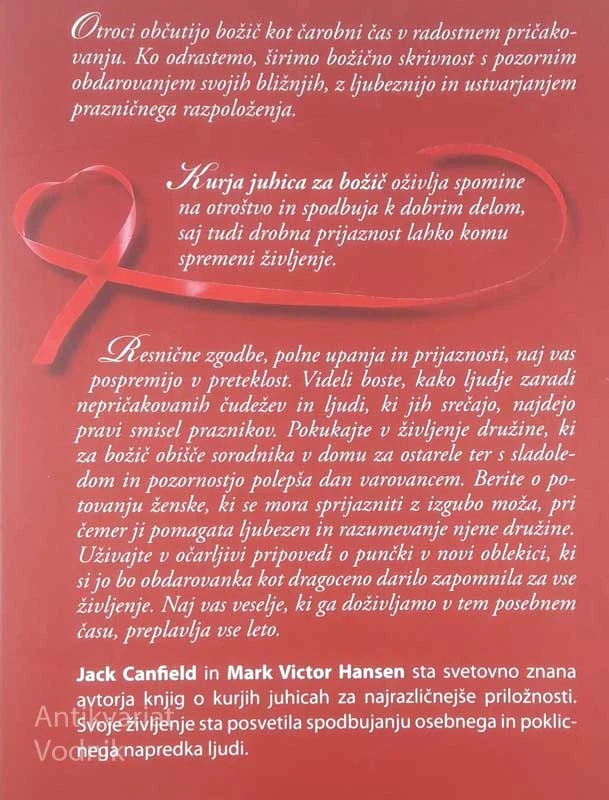 KURJA JUHICA ZA DUŠO; BOŽIČ, Jack Canfield in Mark Victor Hansen