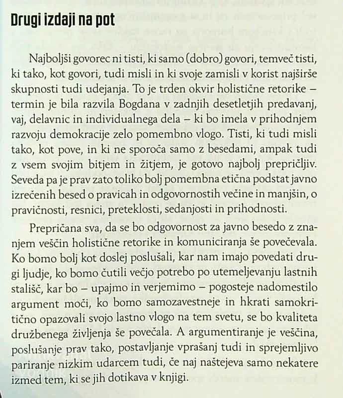 MALA ŠOLA RETORIKE II, Bogdana Herman in Marko Pavliha