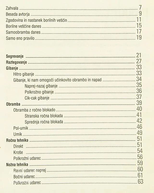 OSEBNA VARNOST?; BORILNE VEŠČINE, Miha Kostanjšek