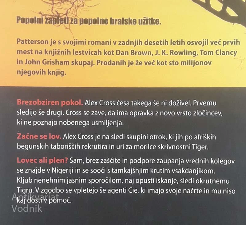 ČEZ DRN IN STRN, James Patterson