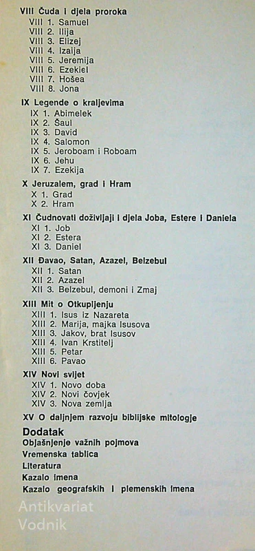 BIBLIJSKA MITOLOGIJA, Walter Beltz