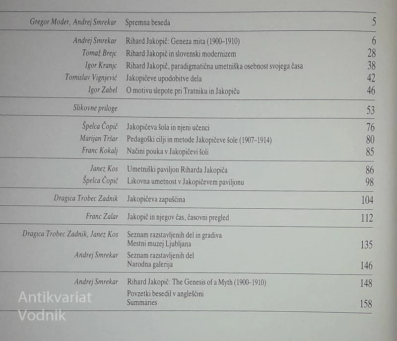 RIHARD JAKOPIČ; TO SEM JAZ, UMETNIK …