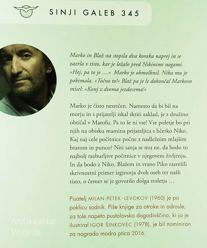 LOV ZA TEMPLJARSKIM ZAKLADOM, Milan Petek – Levokov