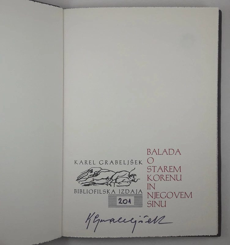 BALADA O STAREM KORENU IN NJEGOVEM SINU, Karel Grabeljšek