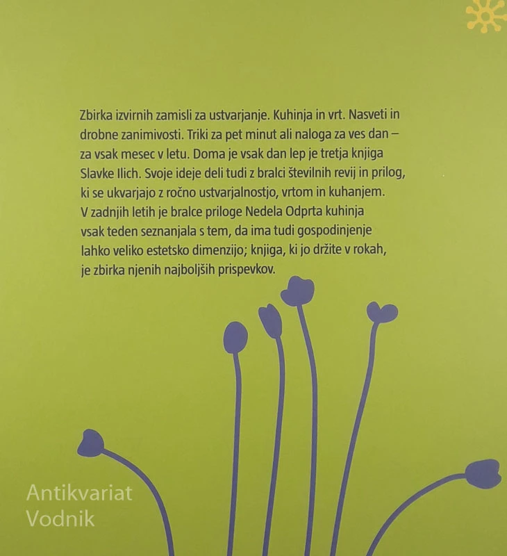 DOMA JE VSAK DAN LEP, Slavka Ilich