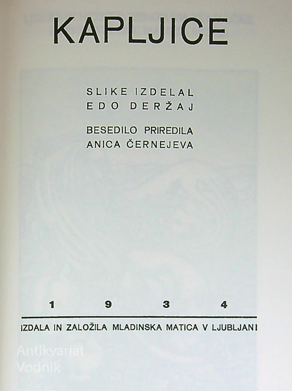 KAPLJICE, Edo Deržaj