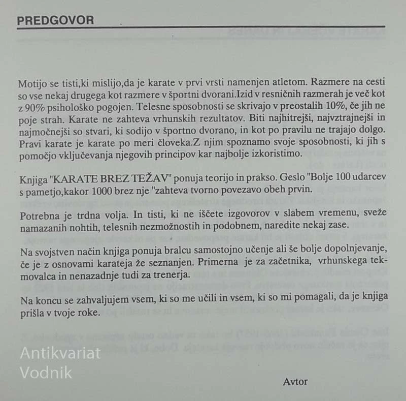 KARATE BREZ TEŽAV, Tone Ančnik