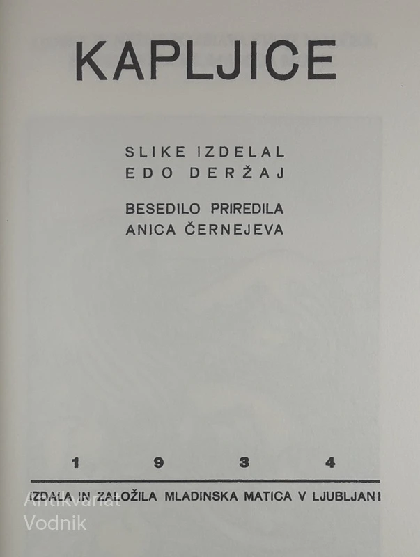KAPLJICE, Edo Deržaj