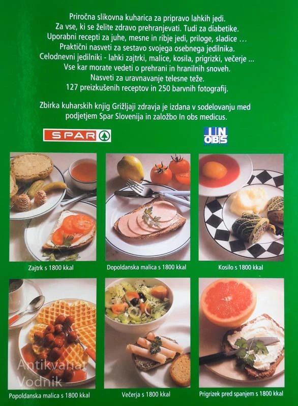 GRIŽLJAJI ZDRAVJA, Lahke jedi, primerne tudi za diabetike, Luise Nassauer in drugi