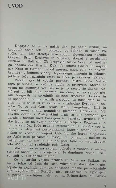 KRVAVO POSOČJE, Vladimir Gradnik