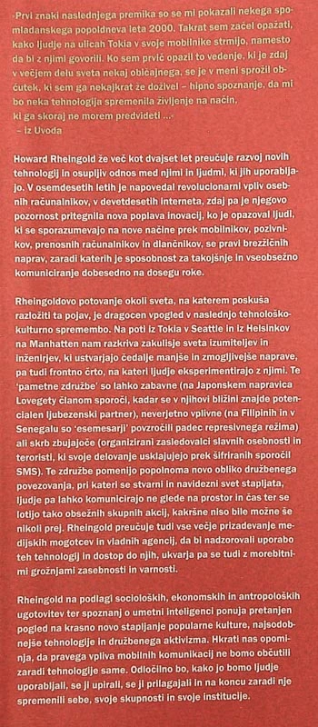NE-VIDNE MNOŽICE; HORIZONTALNE ZDRUŽBE, TRENUTNE SKUPNOSTI IN MOBILNA PLEMENA, Howard Rheingold