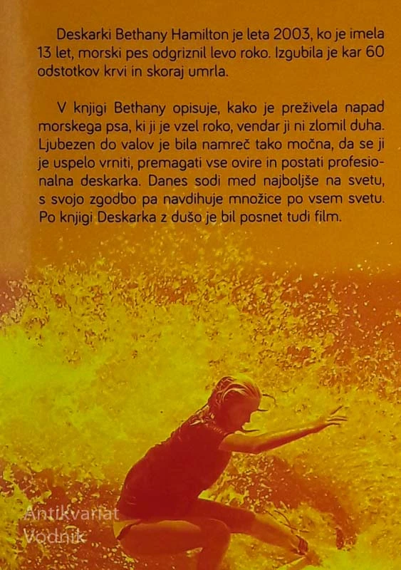 DESKARKA Z DUŠO, Bethany Hamilton