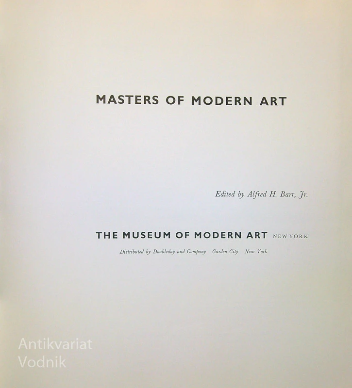 MASTERS OF MODERN ART
