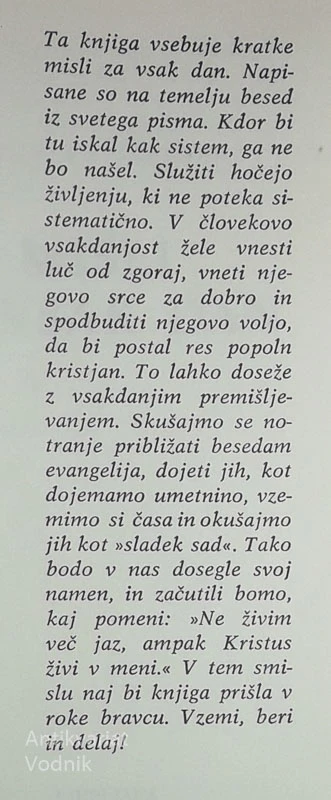 MISLI ZA VSAK DAN, Friedrich Trefzer