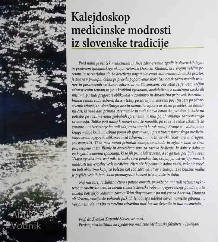 KAPLJICA BOLEZNI IN SOD ZDRAVJA, ŠALJIVO RESNI NASVETI, Darinka Kladnik