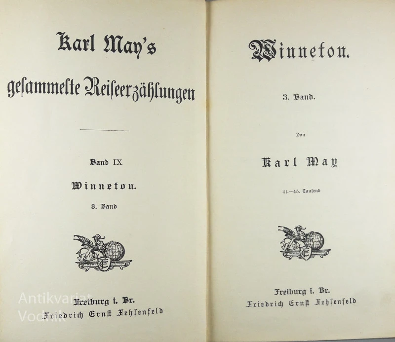 WINNETON, Karl May I., II., III. deli