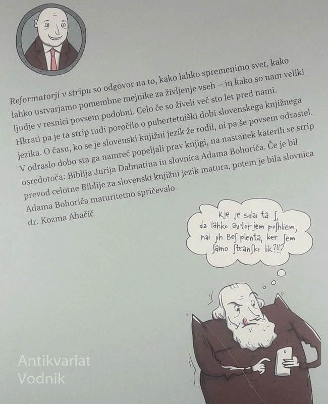 REFORMACIJA V STRIPU, Boštjan Gorenc in Jaka Vukotič
