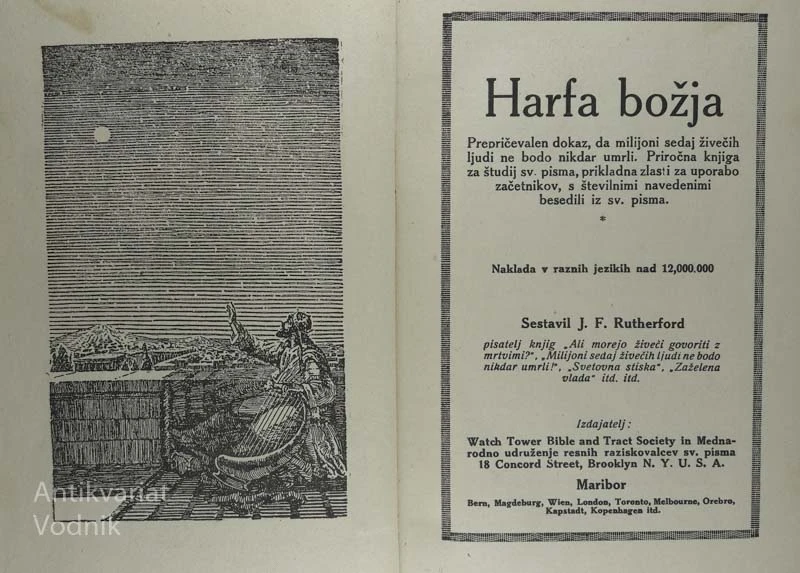 HARFA BOŽJA, J. F. Rutherford