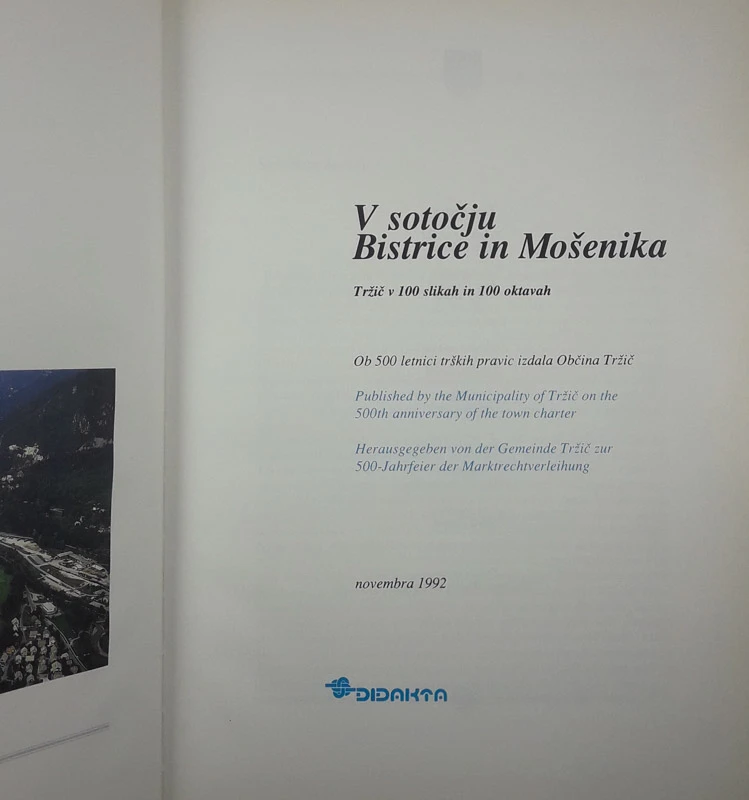 V SOTOČJU BISTRICE IN MOŠENIKA, več avtorjev