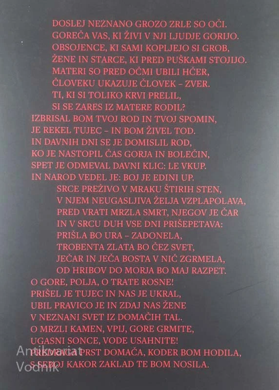 SVOBODA; PLAČILO ZA ŽRTVE, več avtorjev