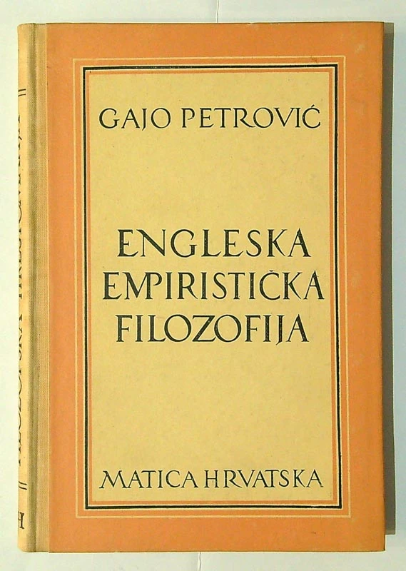 ENGLESKA EMPIRISTIČKA FILOZOFIJA, Gajo Pejović