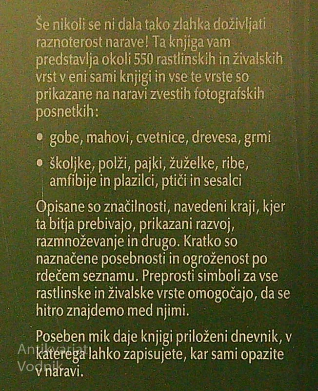 RASTLINE IN ŽIVALI OKROG NAS, več avtorjev
