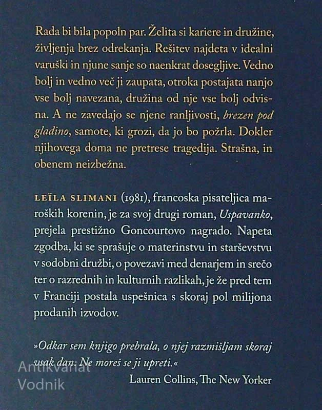 USPAVANKA, Leïla Slimani