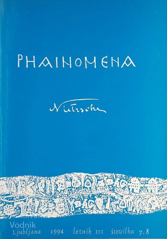 NIETZSCHE, zbirka Phainomena 7-8