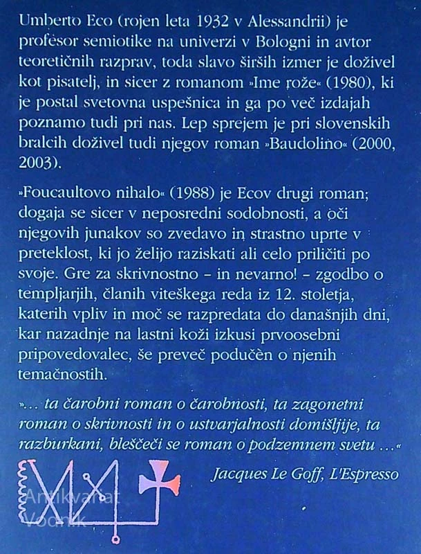 FOUCAULTOVO NIHALO, Umberto Eco