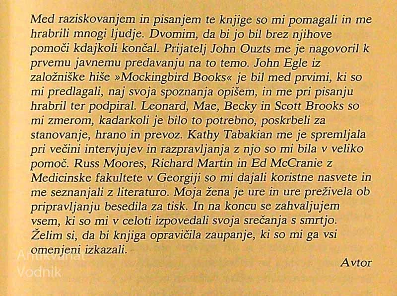 ŽIVLJENJE PO ŽIVLJENJU, dr. Raymond Moody