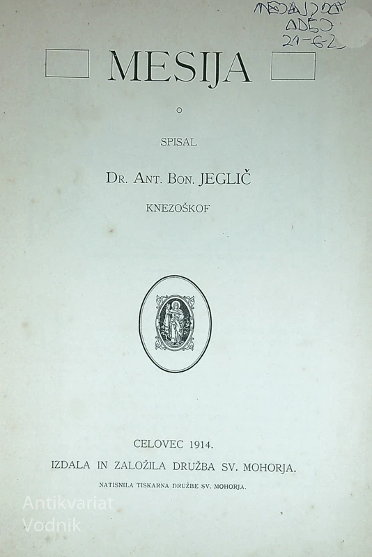 MESIJA, dr. A. B. Jeglič