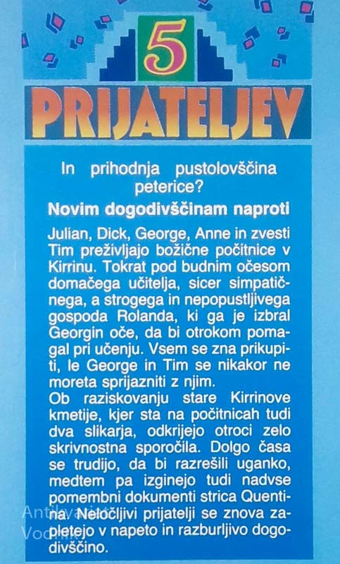 5 PRIJATELJEV NA OTOKU ZAKLADOV, Enid Blyton