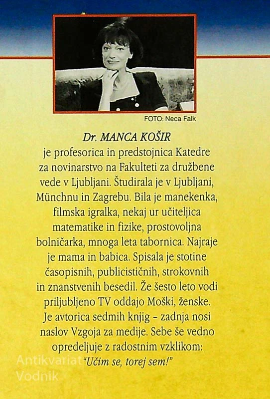 ŽENSKA PISMA, Manca Košir