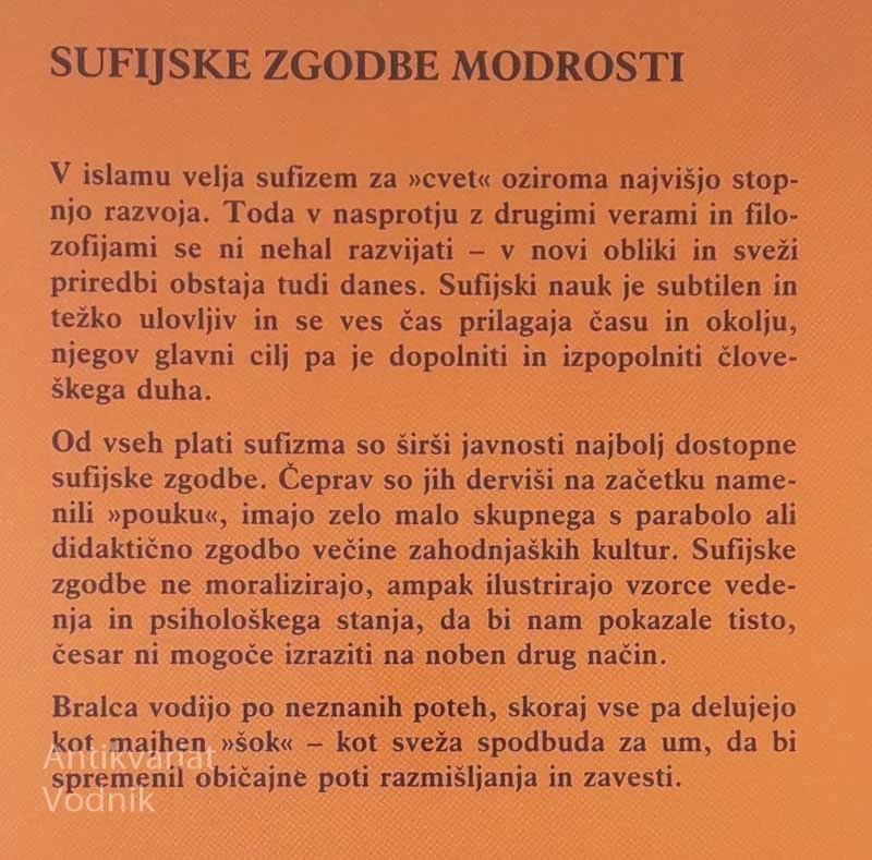 SUFIJSKE ZGODBE MODROSTI
