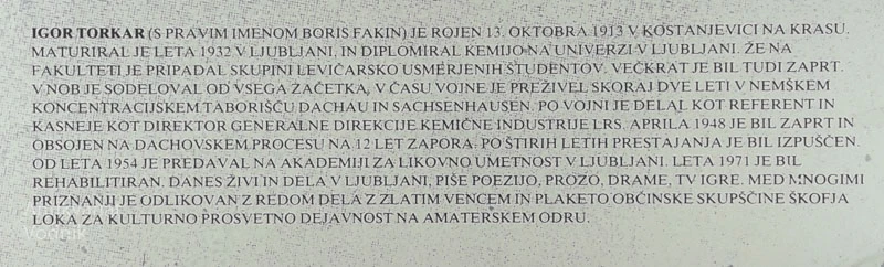 UMIRANJE NA OBROKE, Igor Torkar