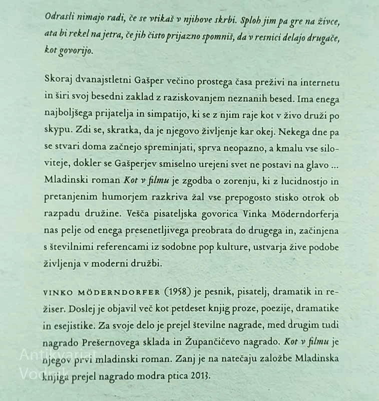 KOT V FILMU, Vinko Möderndorfer