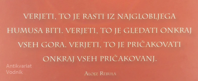 CREDO, Alojz Rebula