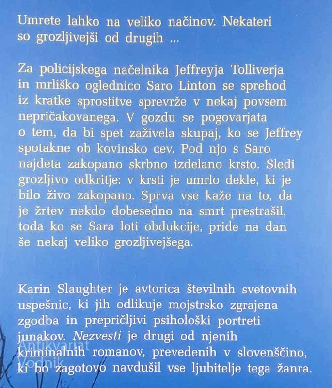 NEZVESTI, Karin Slaughter