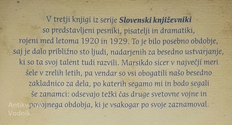 SLOVENSKI KNJIŽEVNIKI ROJENI OD LETA 1920 DO 1929, Marjeta Žebovec