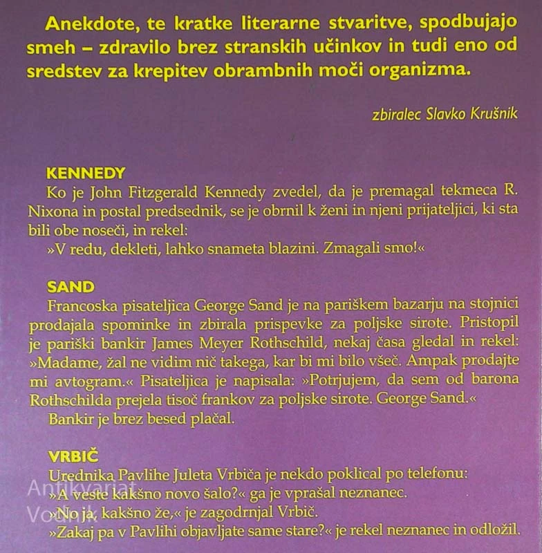 SMEH STOLETIJ 3, Slavko Krušnik
