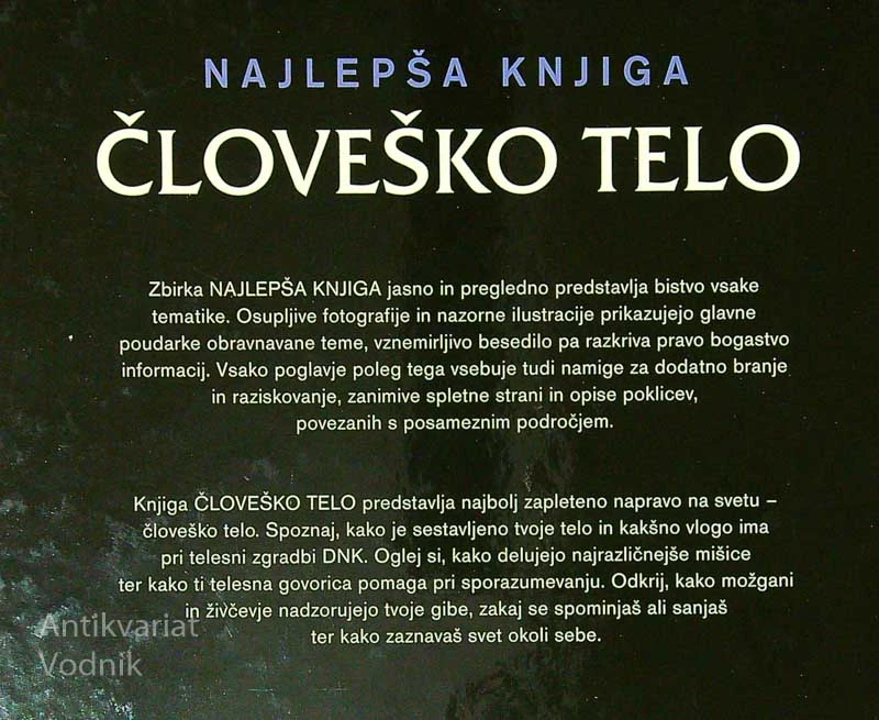 NAJLEPŠA KNJIGA; ČLOVEŠKO TELO, Richard Walker